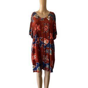 Under The Rainbow Baby Doll Size L Clownfish Starfish Dress